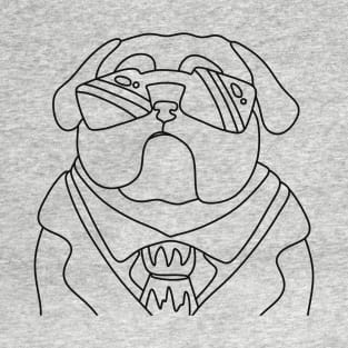 Bulldog in a black suit T-Shirt